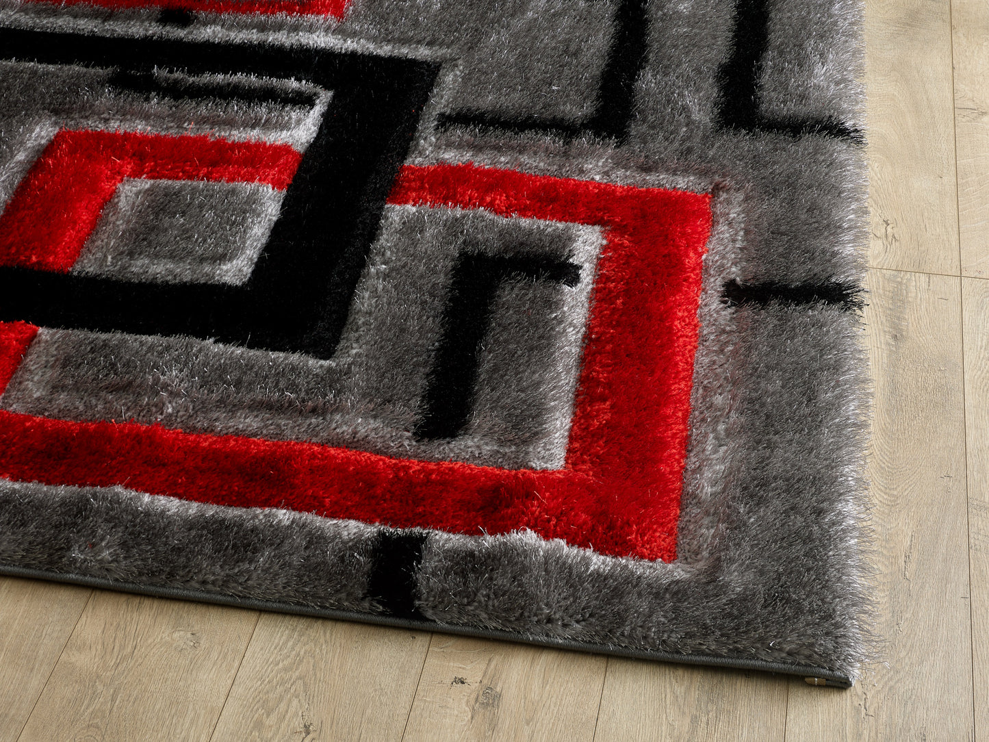 Isla Rug - Grey Red
