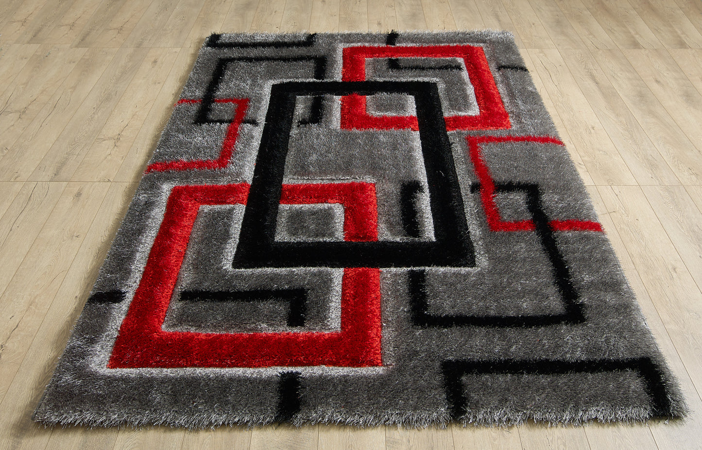 Isla Rug - Grey Red