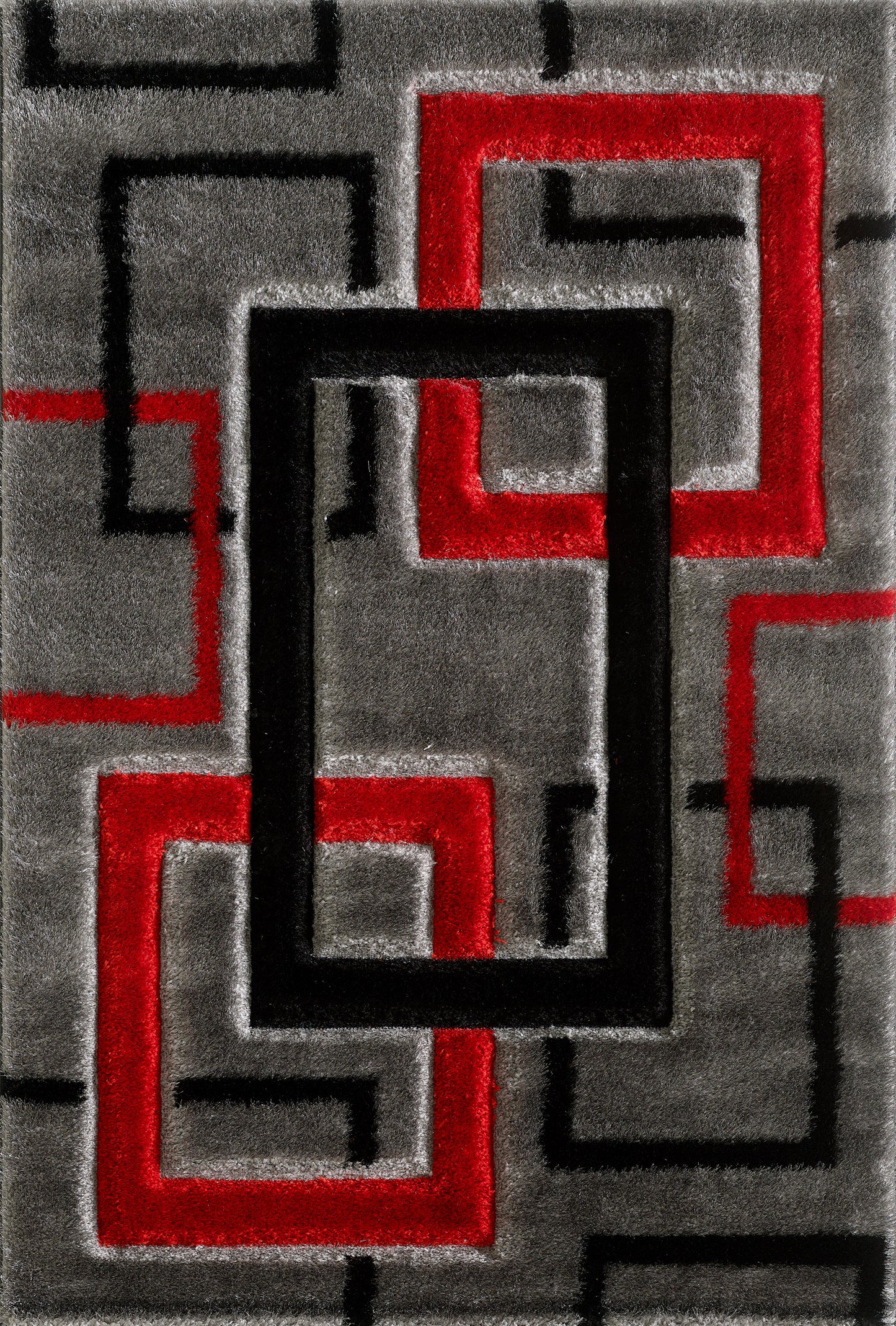 Isla Rug - Grey Red