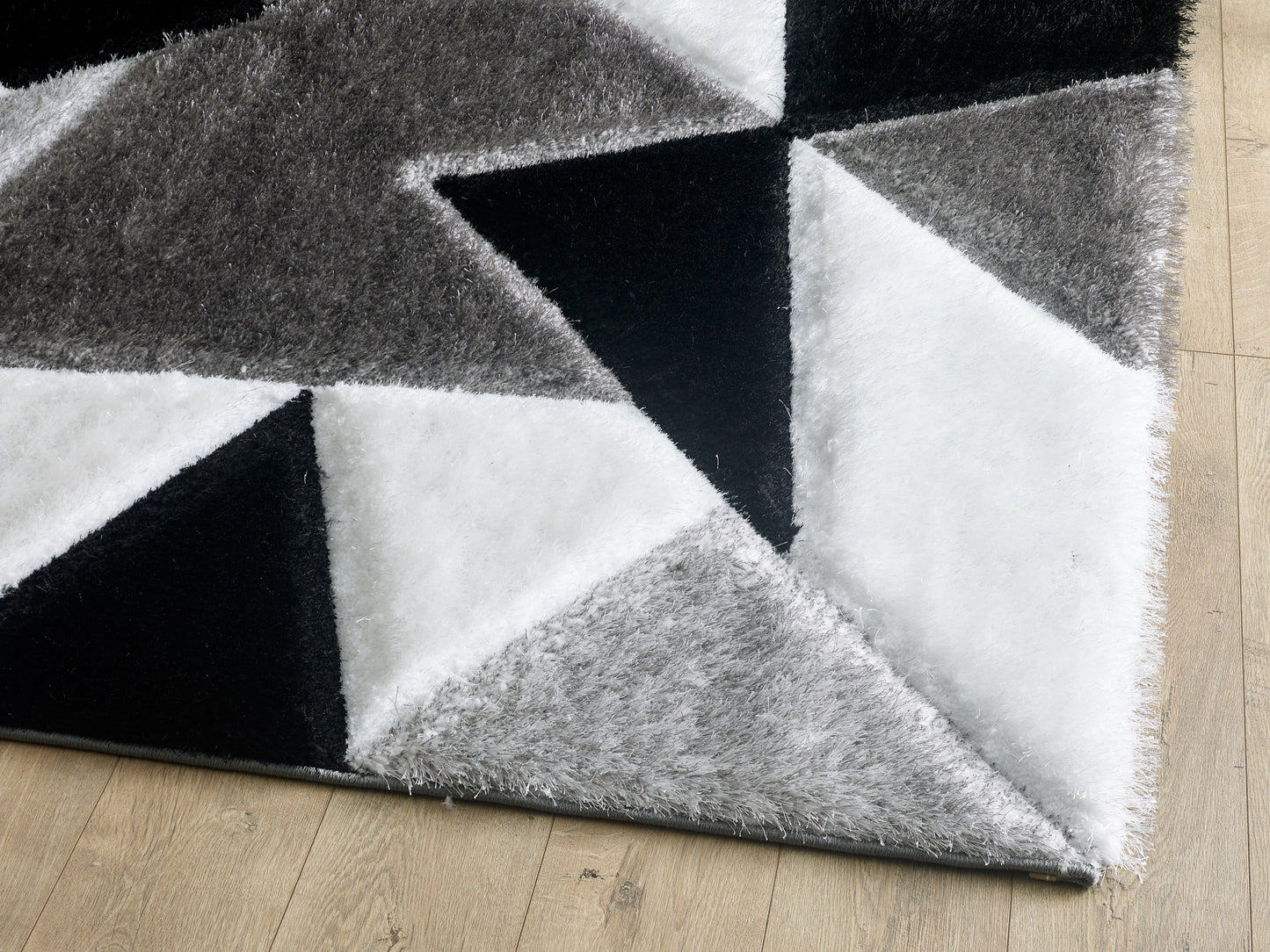 George Rug - Black Grey