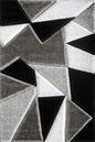 George Rug - Black Grey