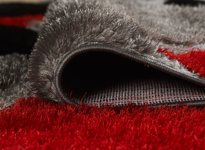 Isla Rug - Grey Red