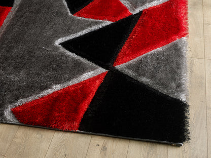 Isla Rug - Grey Red