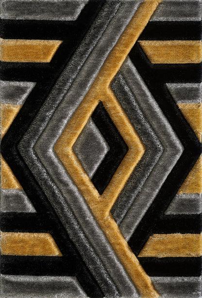 Oliver Rug - Grey Gold