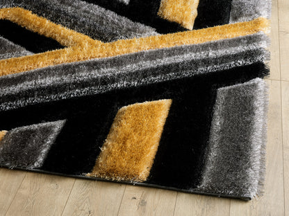Oliver Rug - Grey Gold