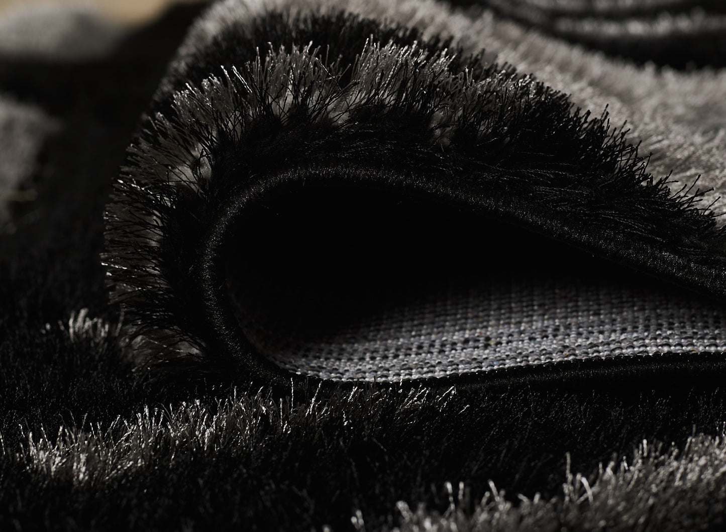 Ella Rug - Black Grey