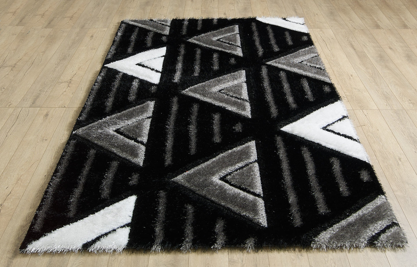 Ella Rug - Black Grey