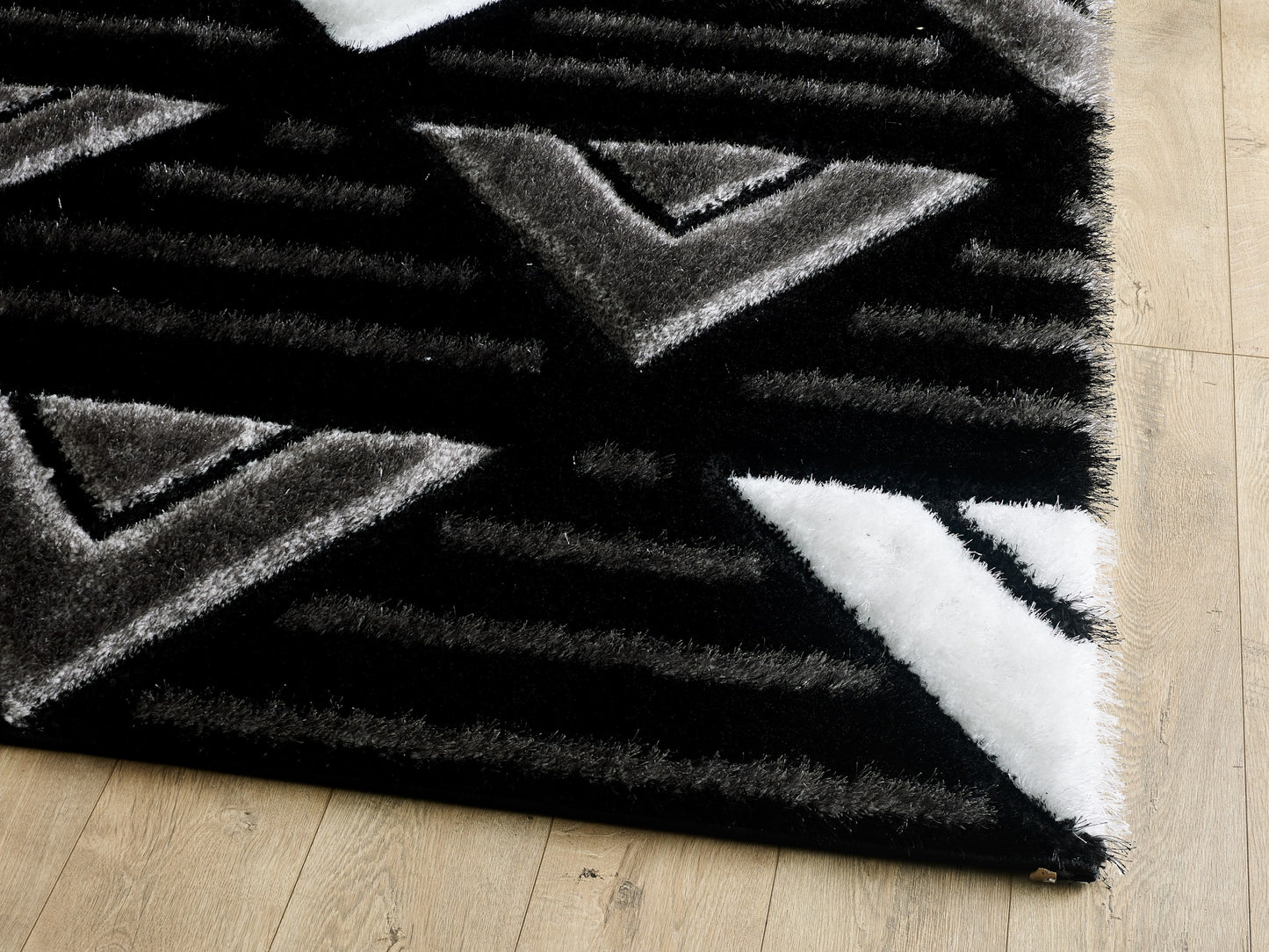 Ella Rug - Black Grey