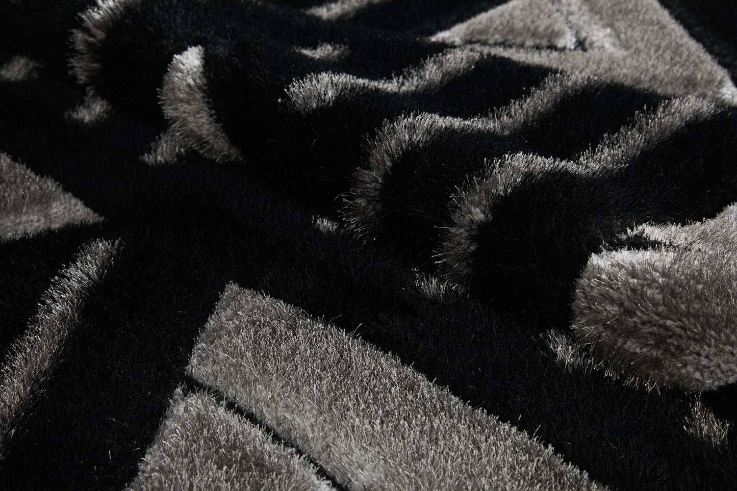 Ella Rug - Black Grey