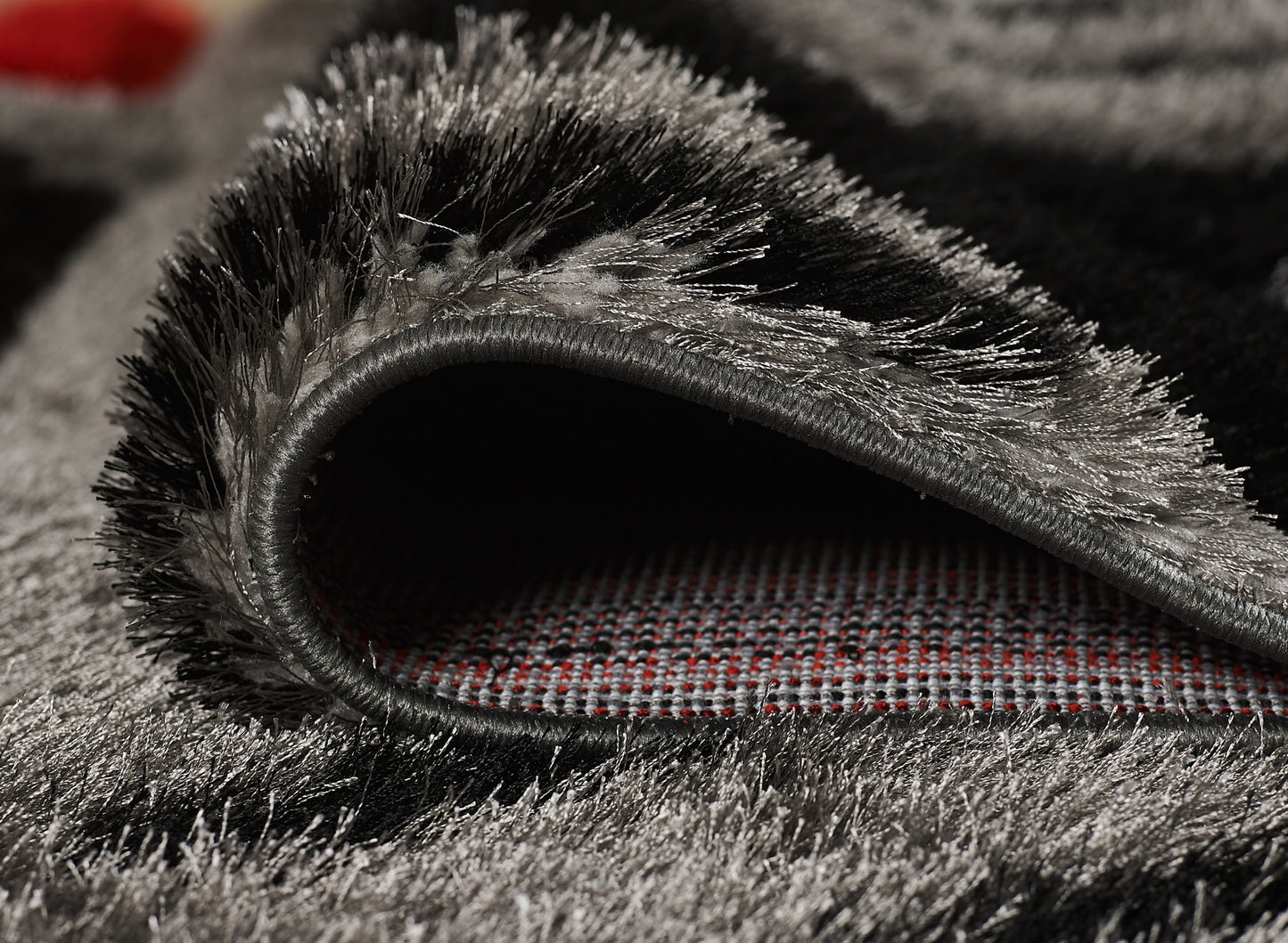 Olivia Rug - Grey Red