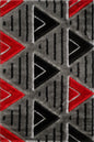 Olivia Rug - Grey Red