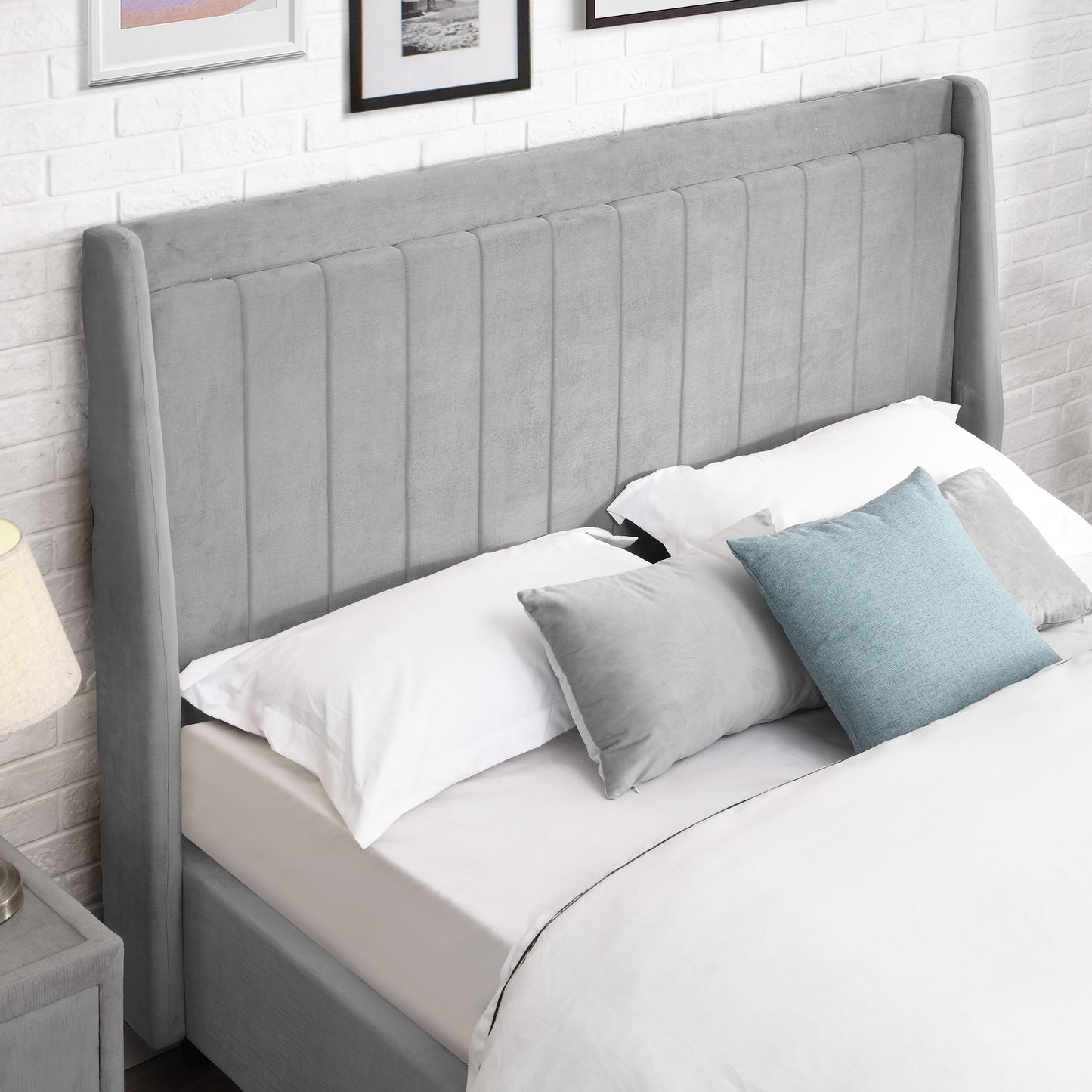Isaac Bed Grey