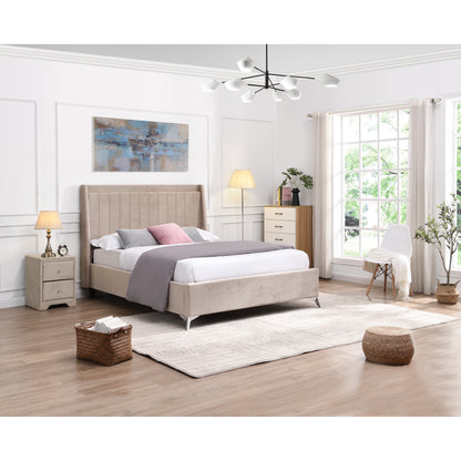 Isaac Bed Beige