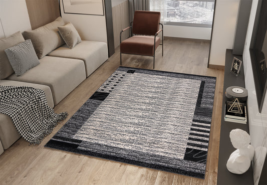 Liam Grey T1009 Rug