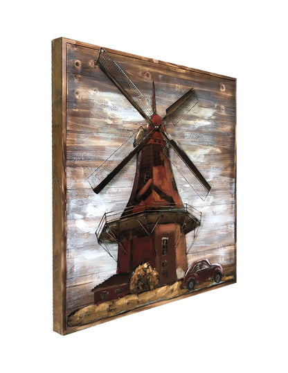 Rustic Windmill- 80X80 CM