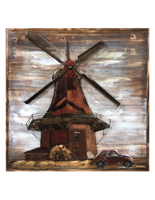 Rustic Windmill- 80X80 CM