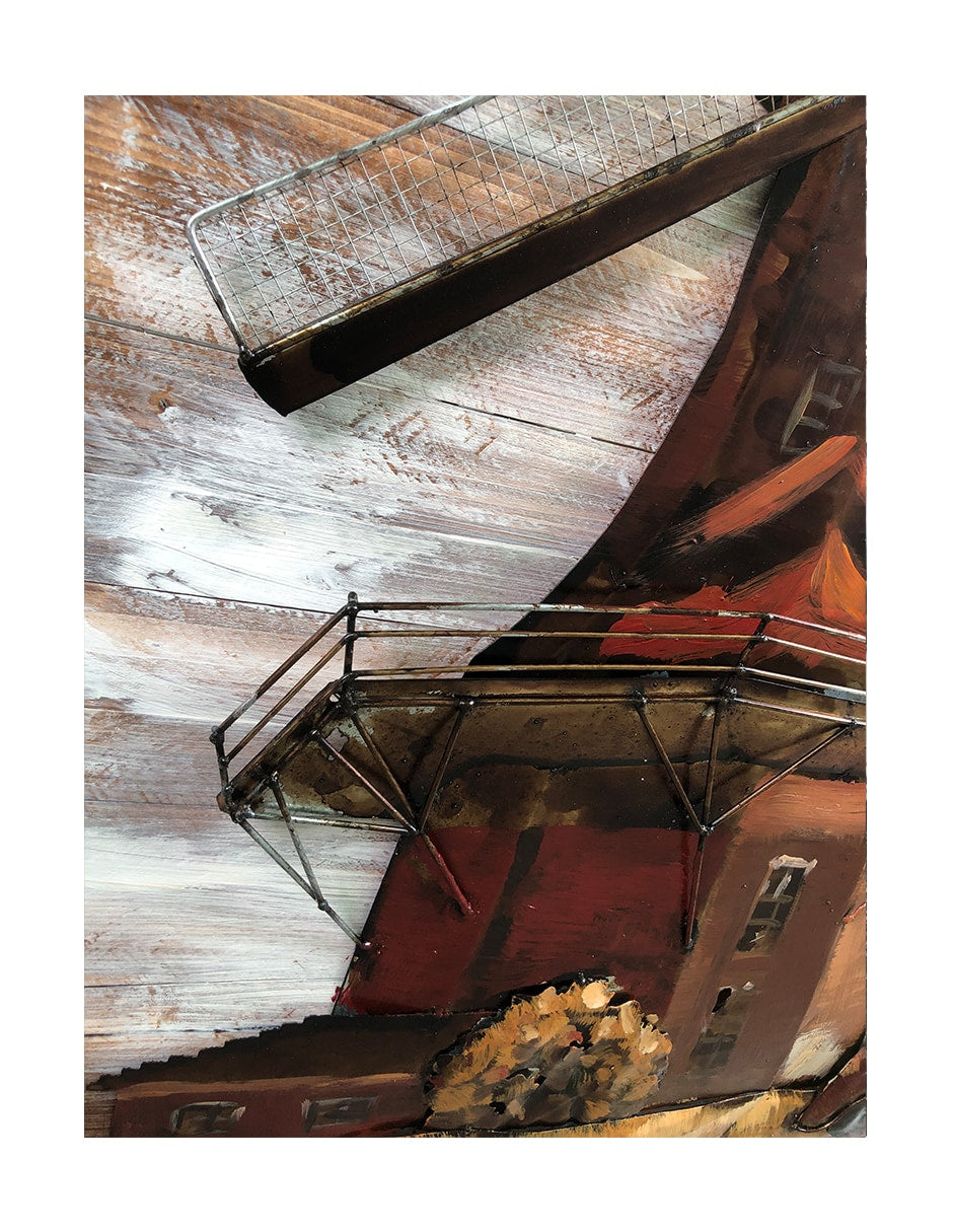 Rustic Windmill- 80X80 CM