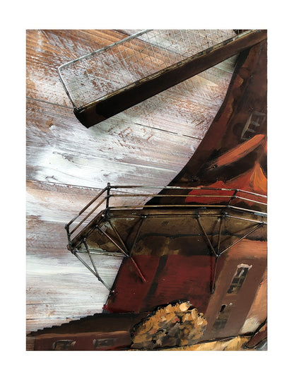 Rustic Windmill- 80X80 CM