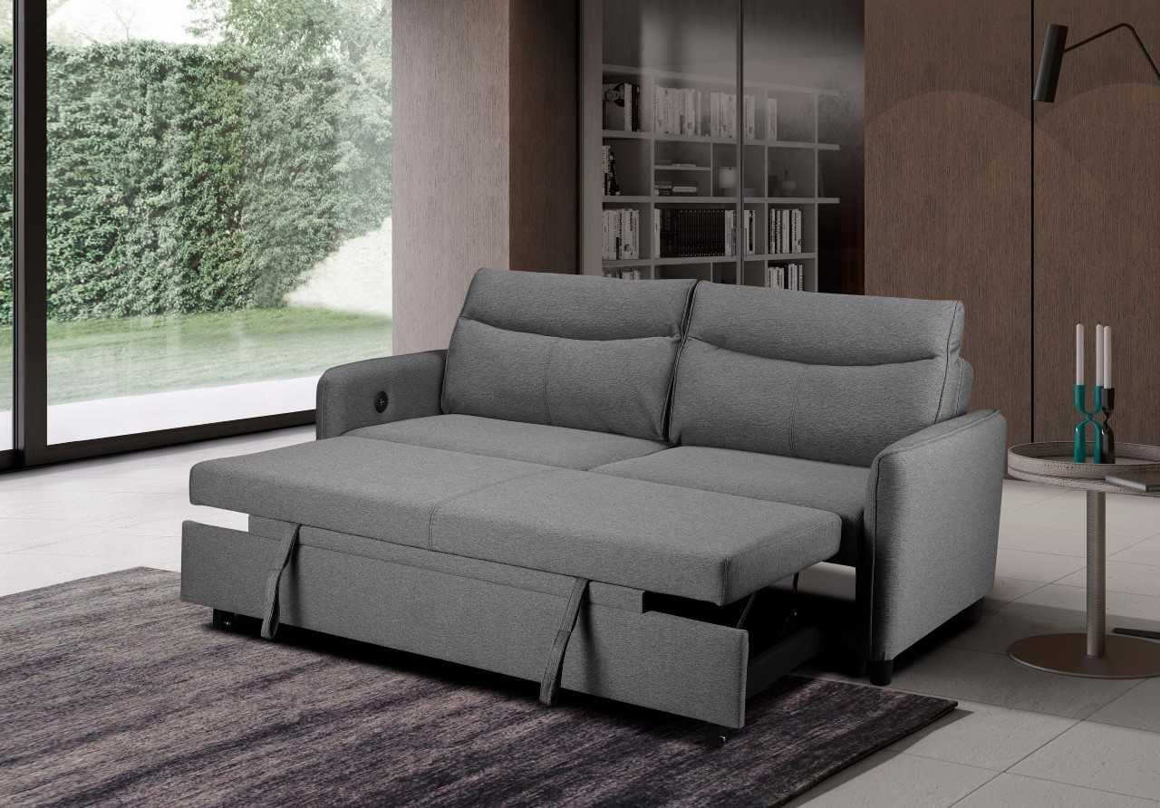 Georgia Light Grey Sofabed (Pepper)