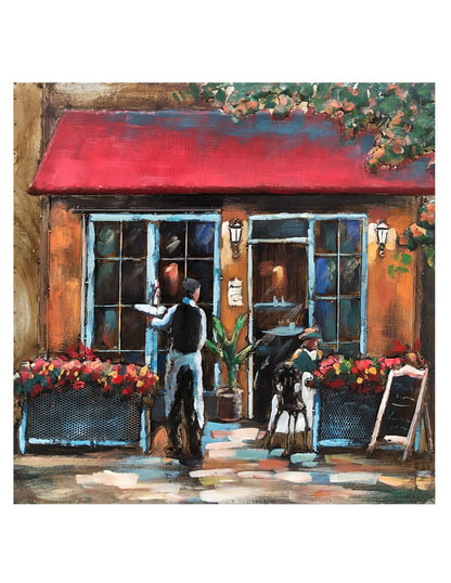 Quiet Cafe- 80X80 CM