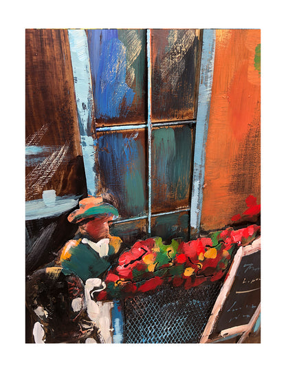 Quiet Cafe- 80X80 CM