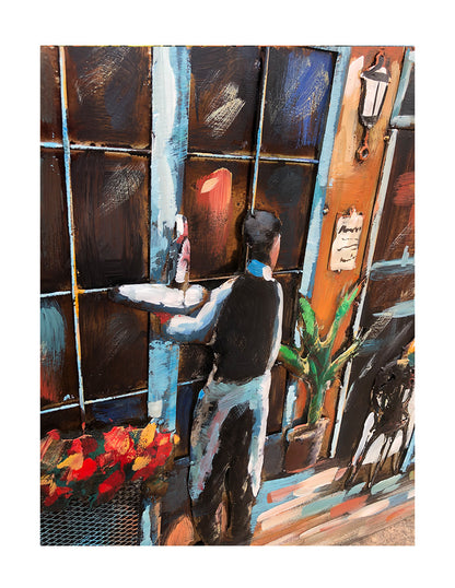 Quiet Cafe- 80X80 CM