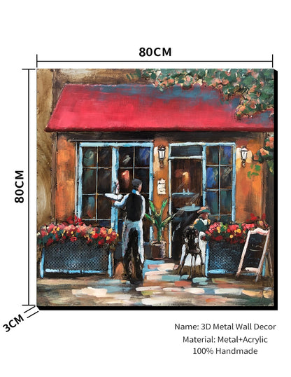 Quiet Cafe- 80X80 CM