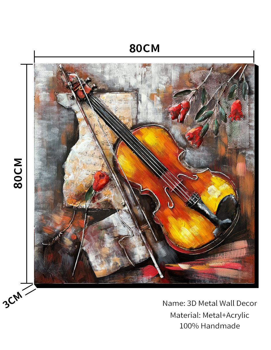 Stringed Paradise - 80X80 CM