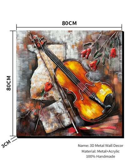 Stringed Paradise - 80X80 CM