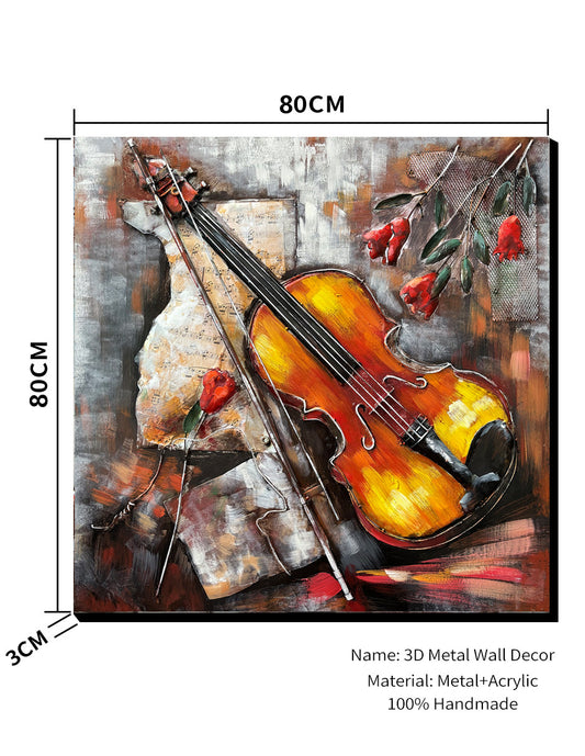 Stringed Paradise - 80X80 CM