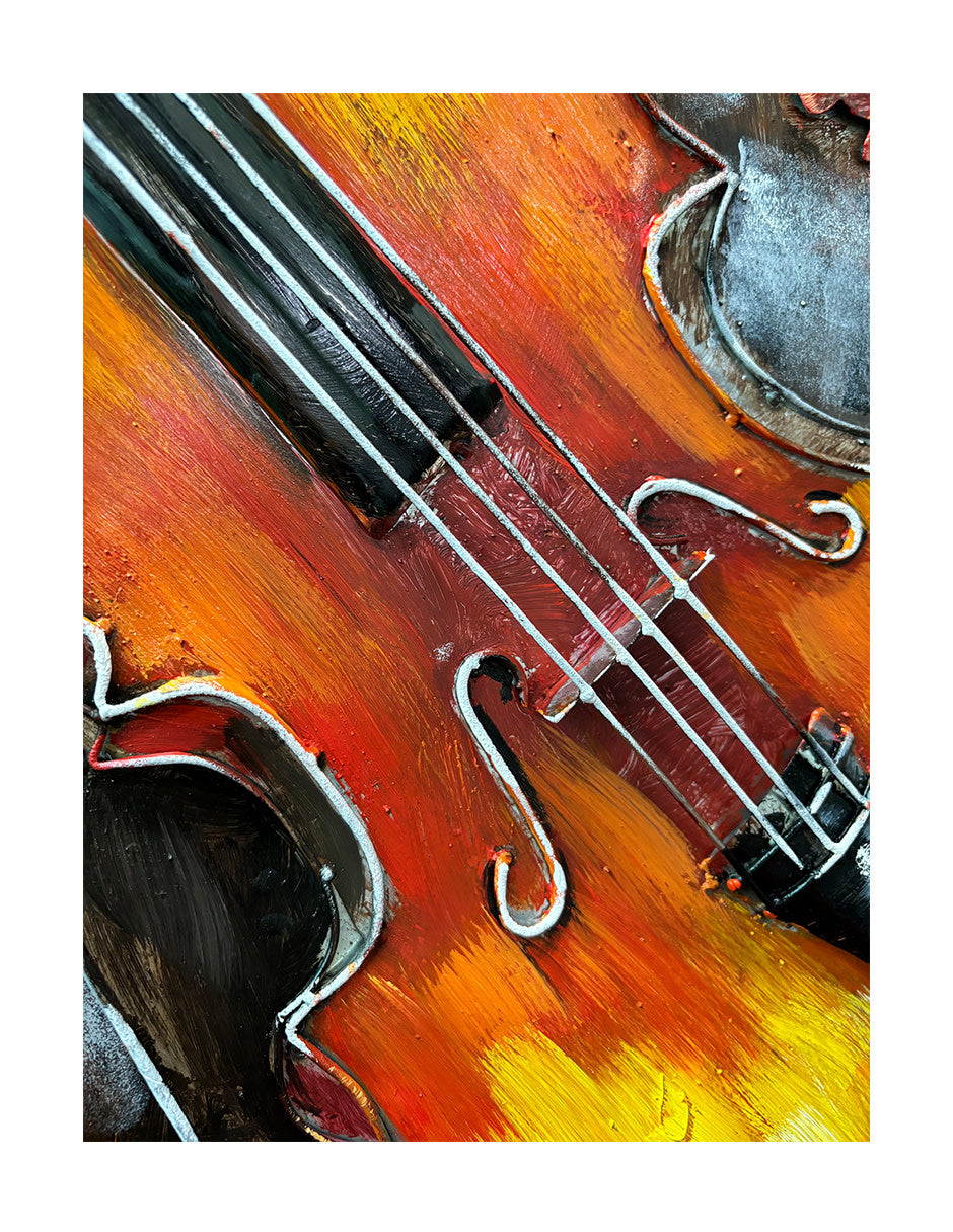 Stringed Paradise - 80X80 CM