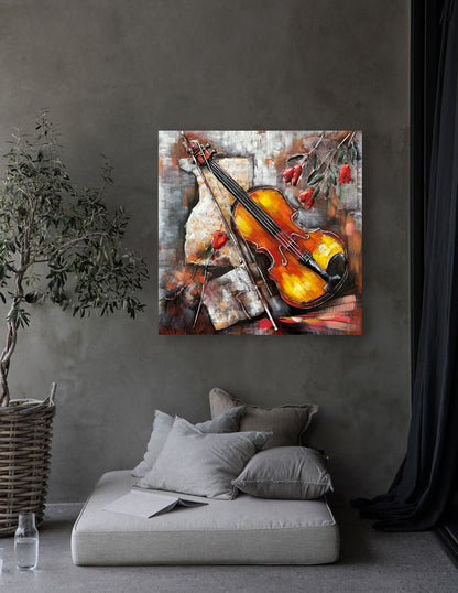 Stringed Paradise - 80X80 CM