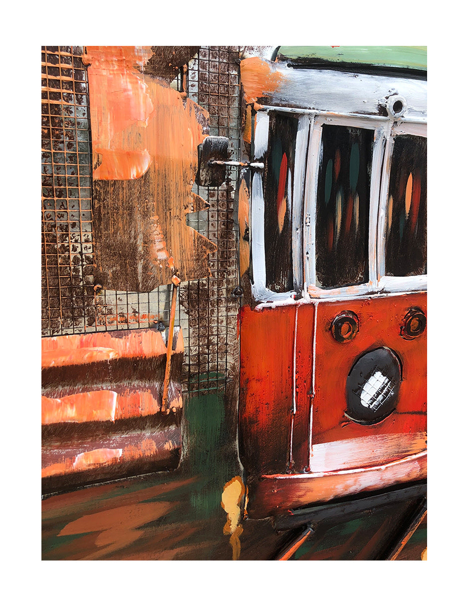 Tokyo Tram- 80X80 CM