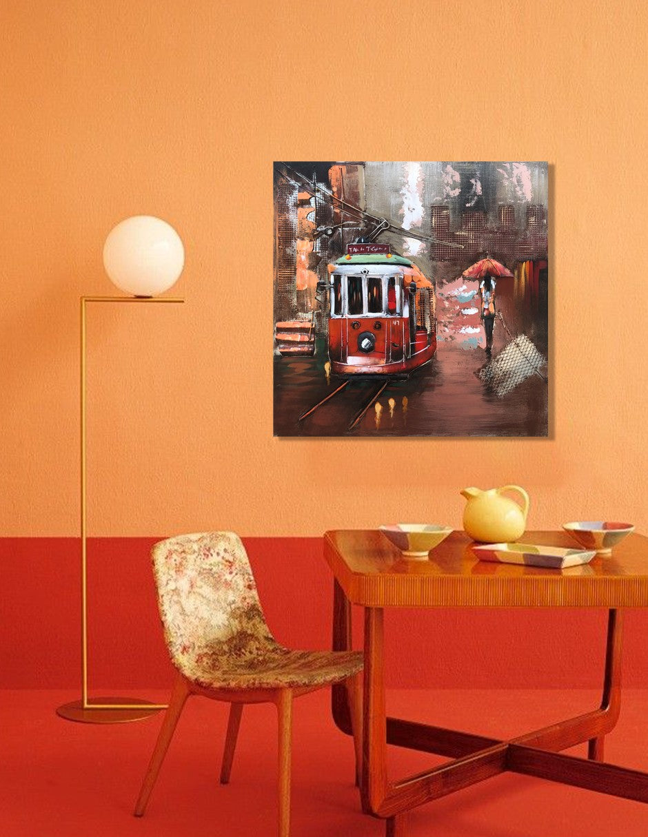 Tokyo Tram- 80X80 CM