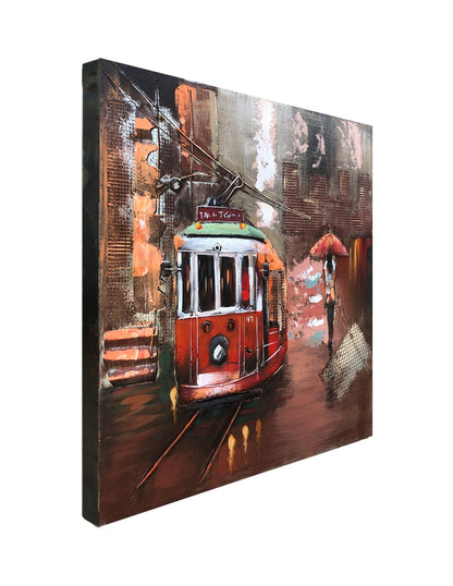 Tokyo Tram- 80X80 CM