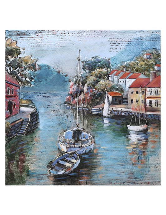 Serene Sailing- 80X80 CM