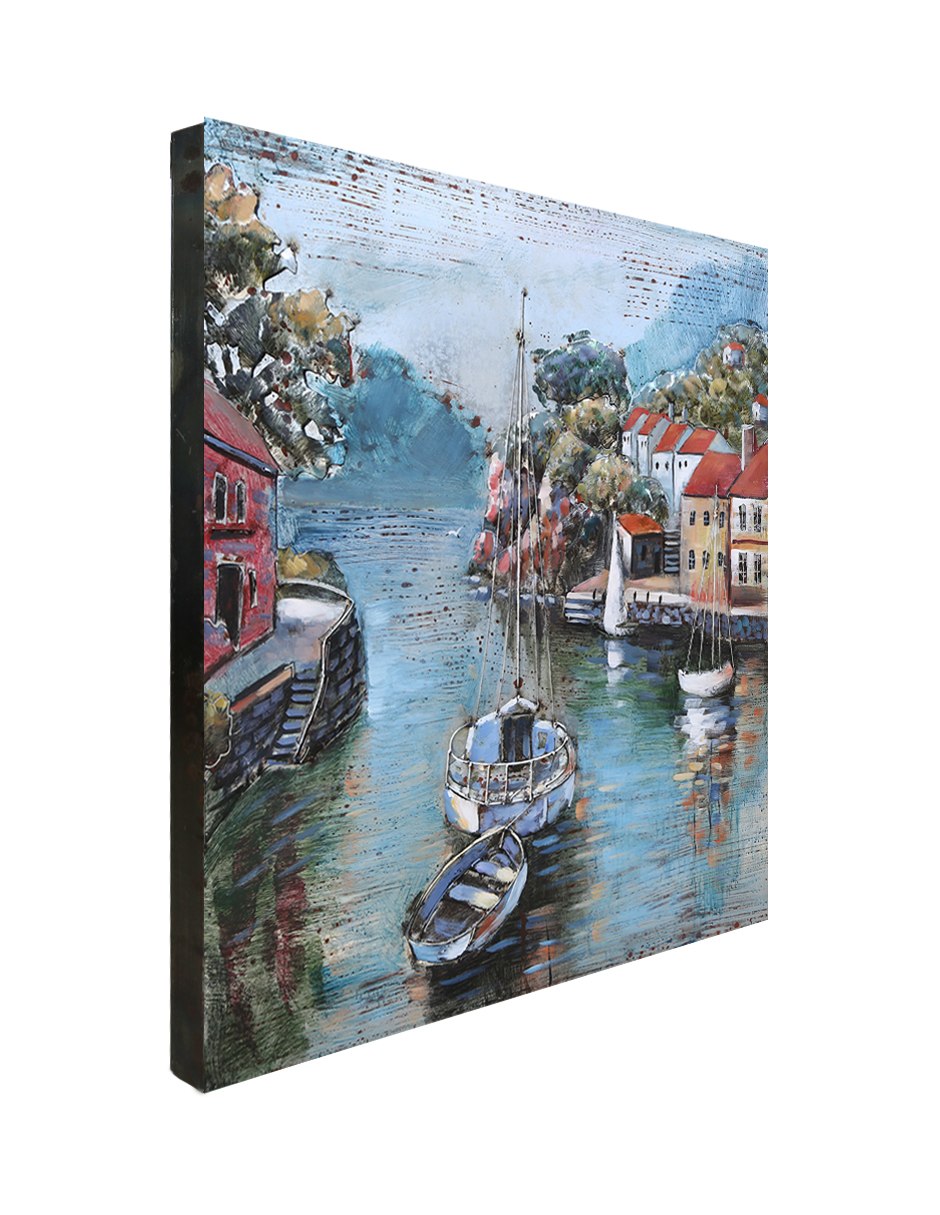 Serene Sailing- 80X80 CM