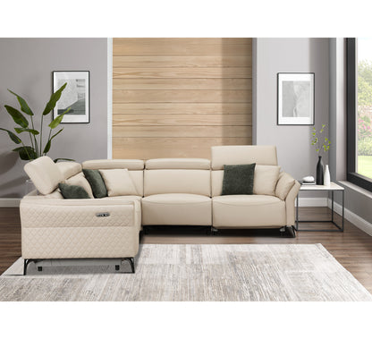 Samantha Electric Corner Suite (Cream)