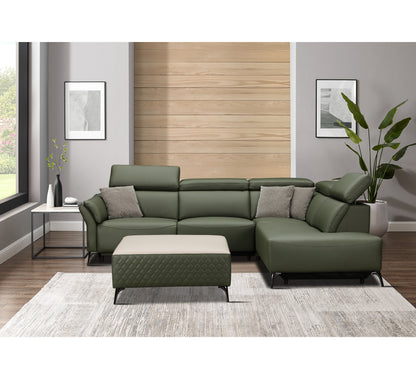 Samantha Electric Corner Suite (Forest Green)