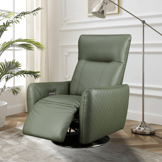 Mitch Chair (Green Leather)