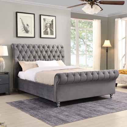 Quinn Grey Bed
