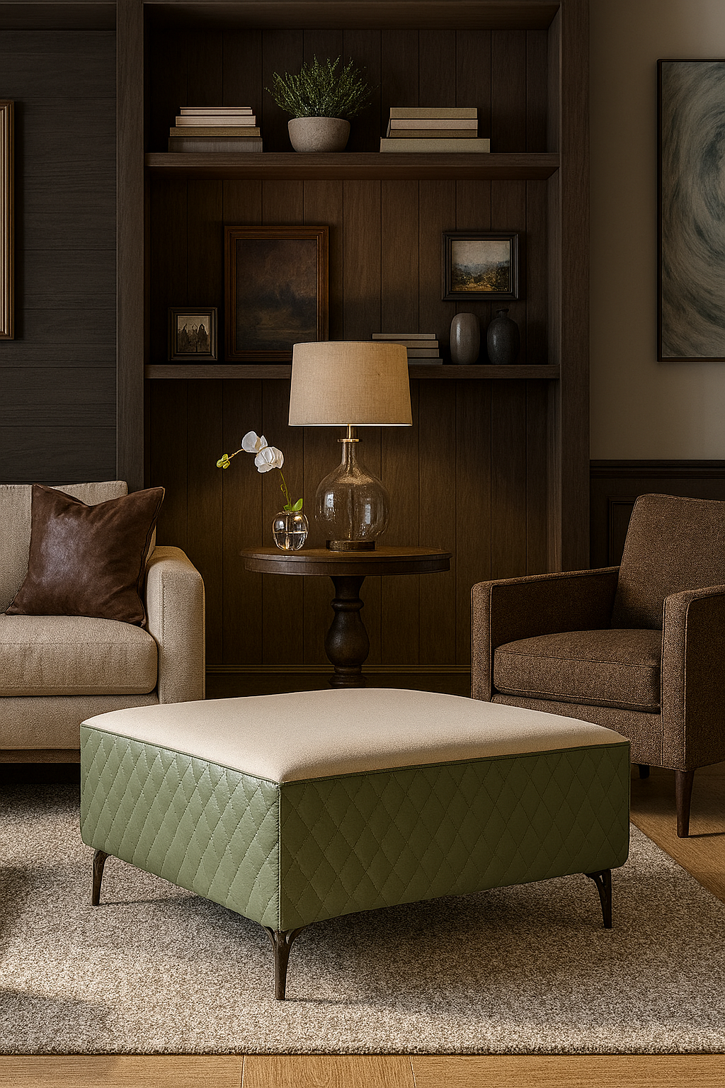Samantha Electric Corner Suite (Forest Green)