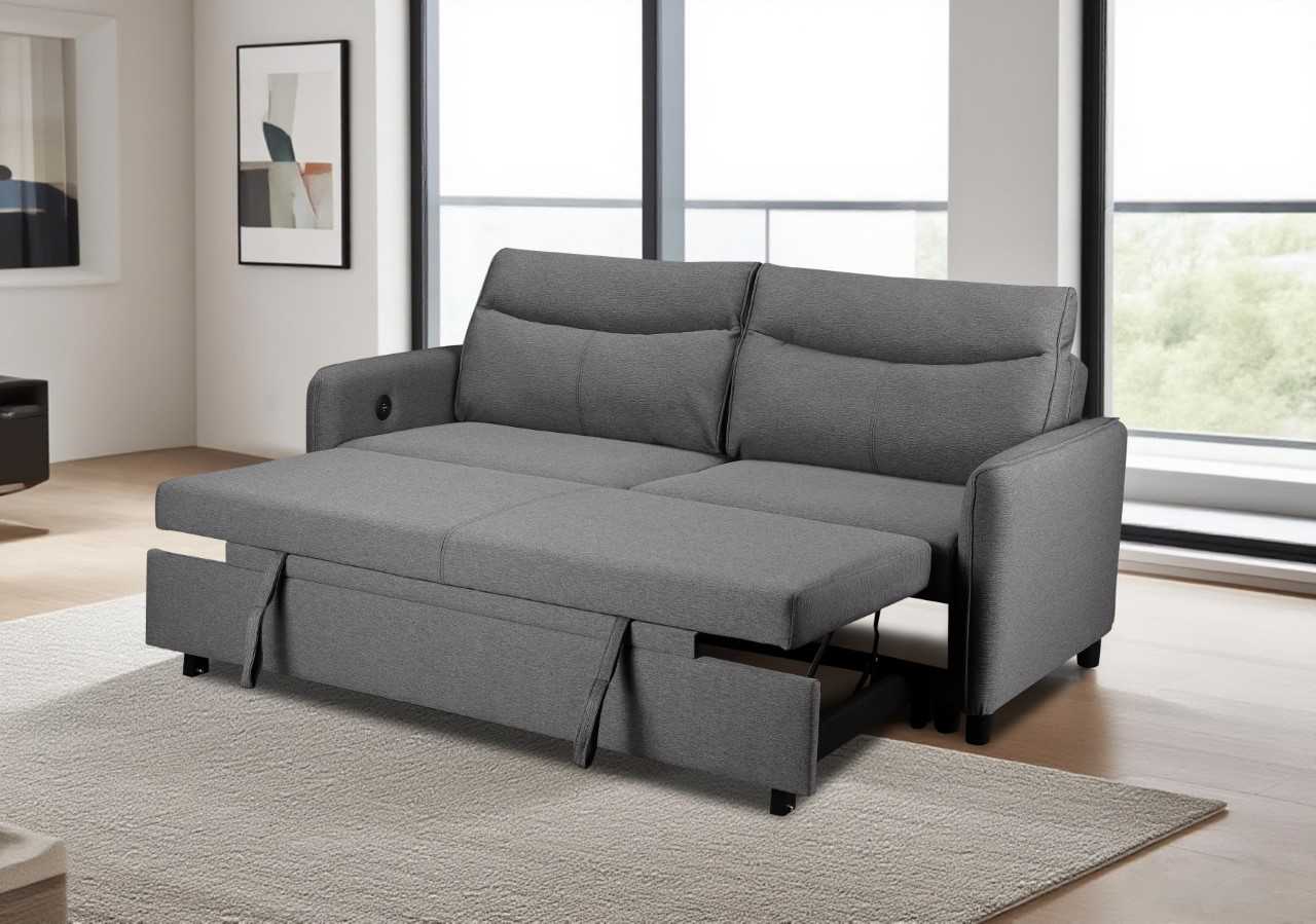 Georgia Light Grey Sofabed (Pepper)